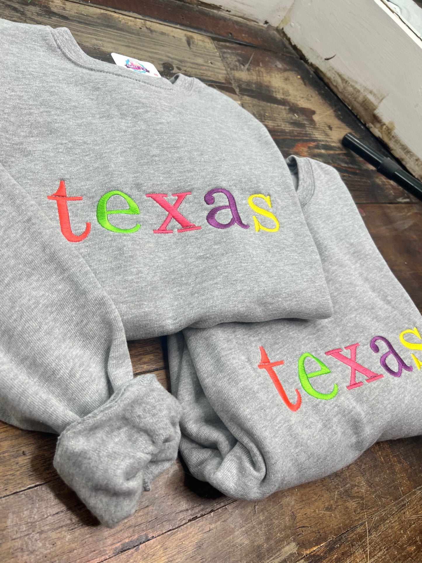 Multi Color Texas Sweatshirt - PREORDER