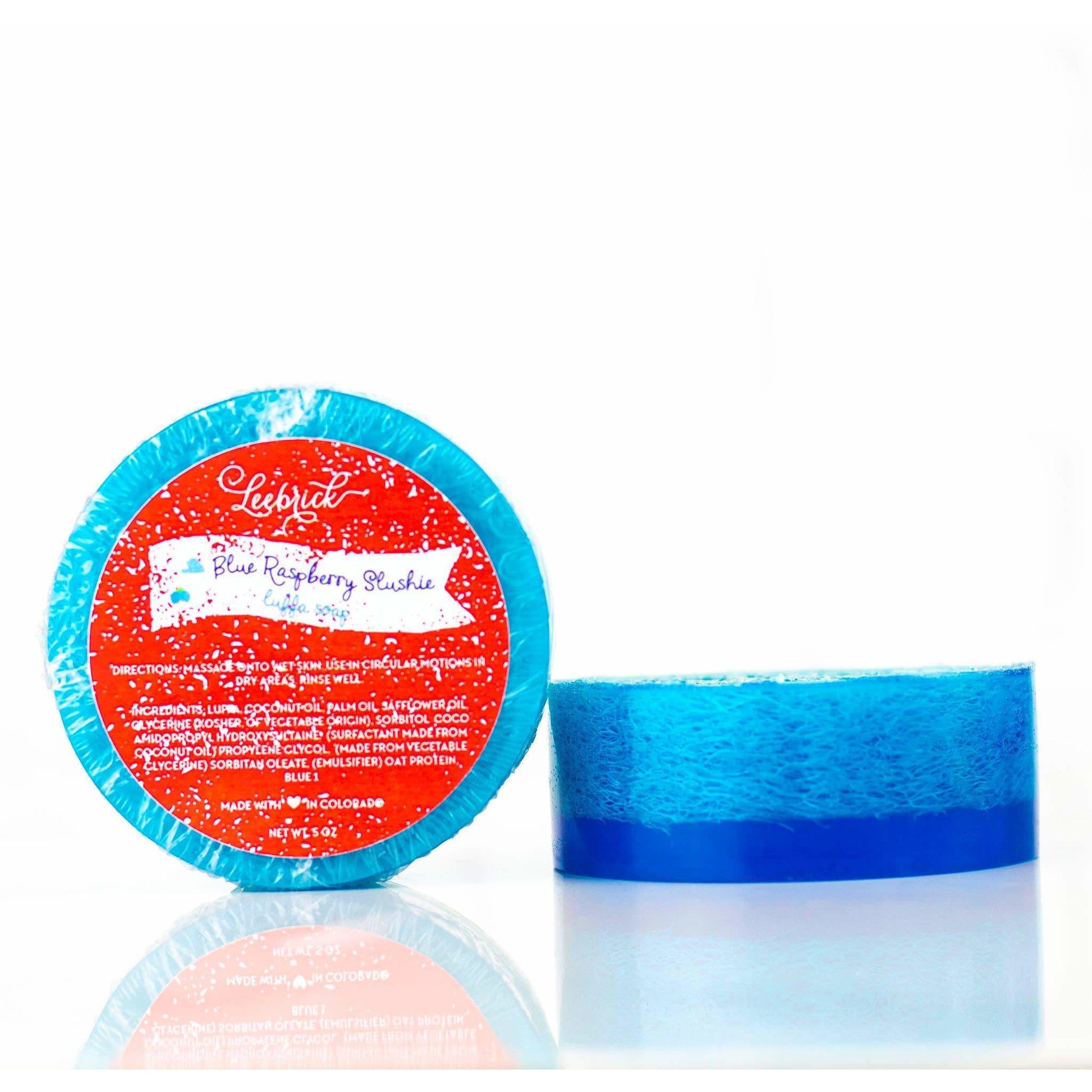 Blue Raspberry Slushie Luffa Soap