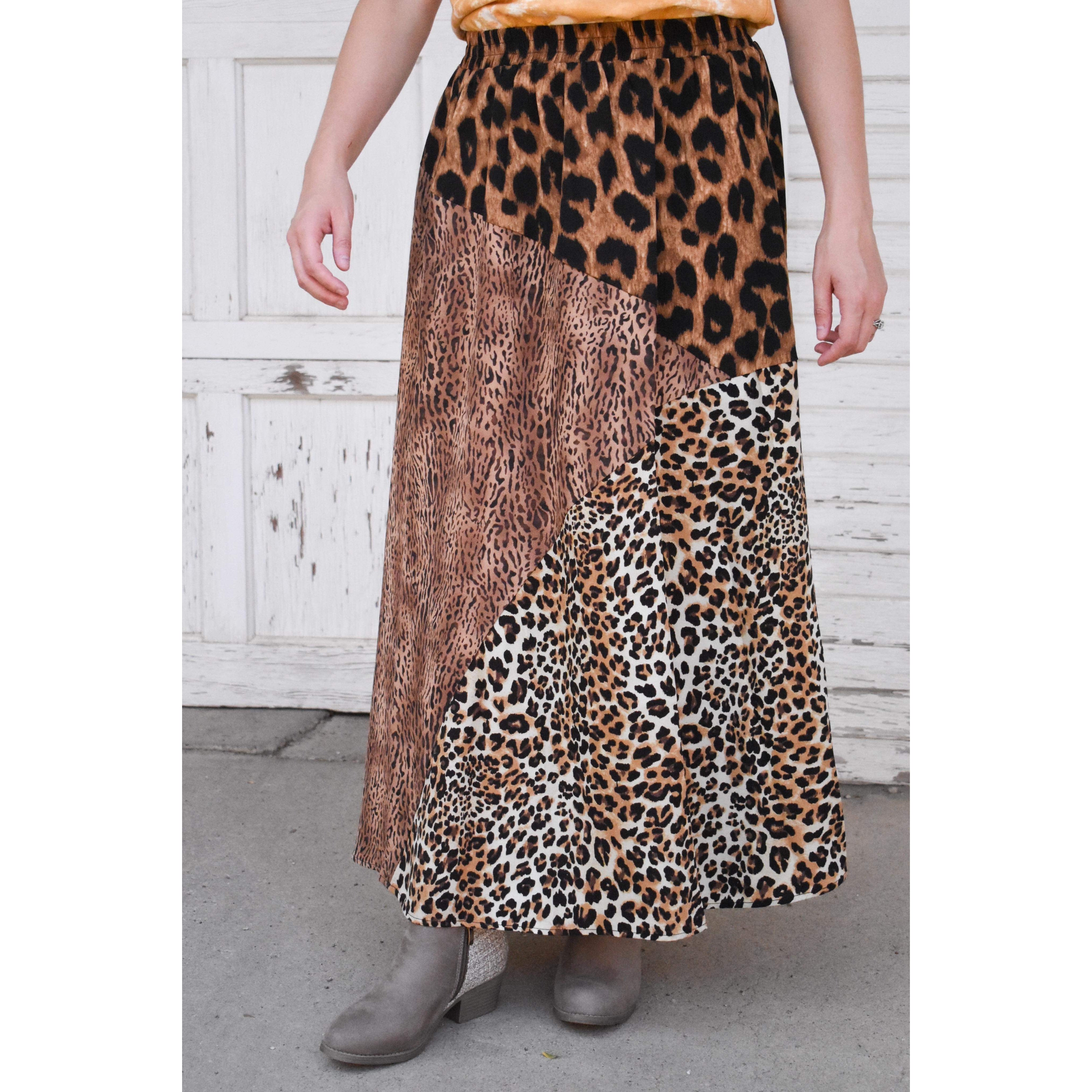 Polyanna Skirt - Animal Print Maxi Skirt